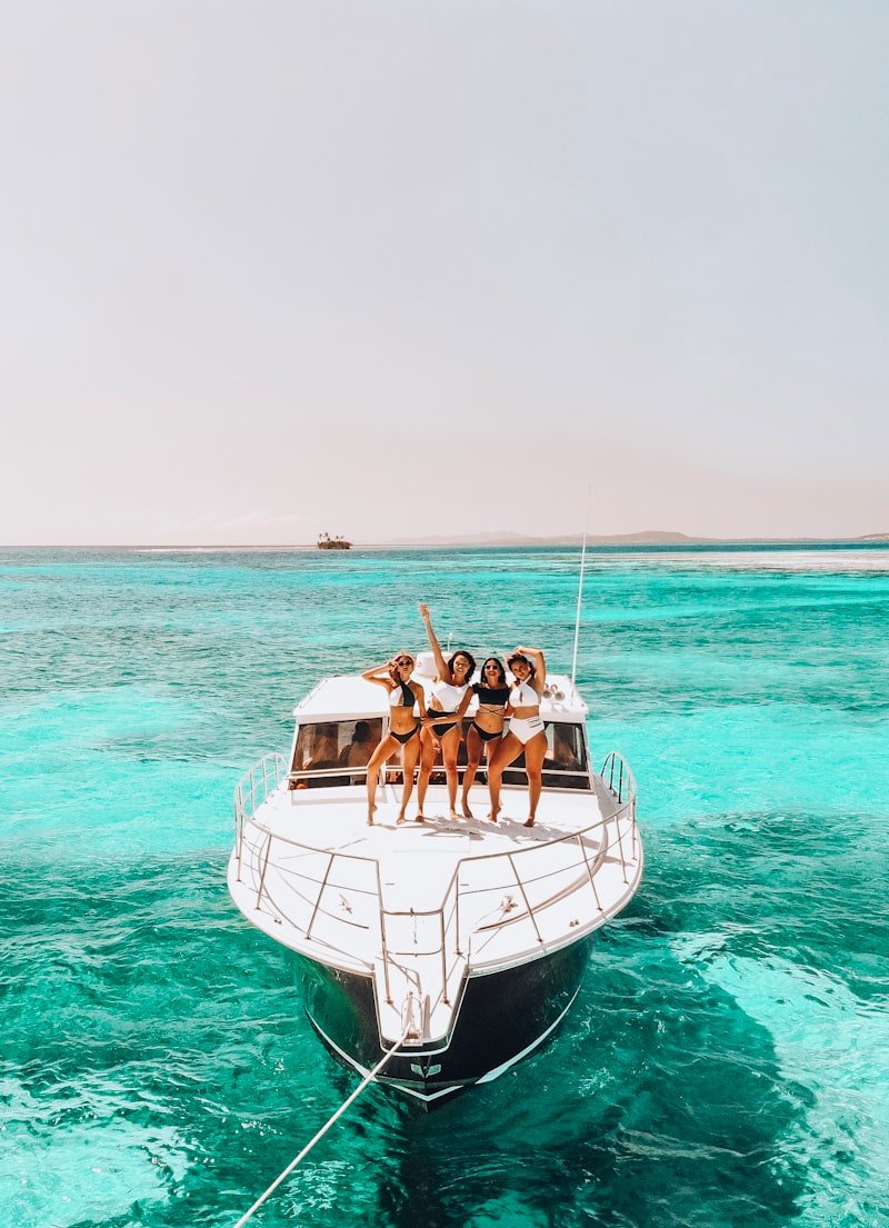 Charter boat on the water